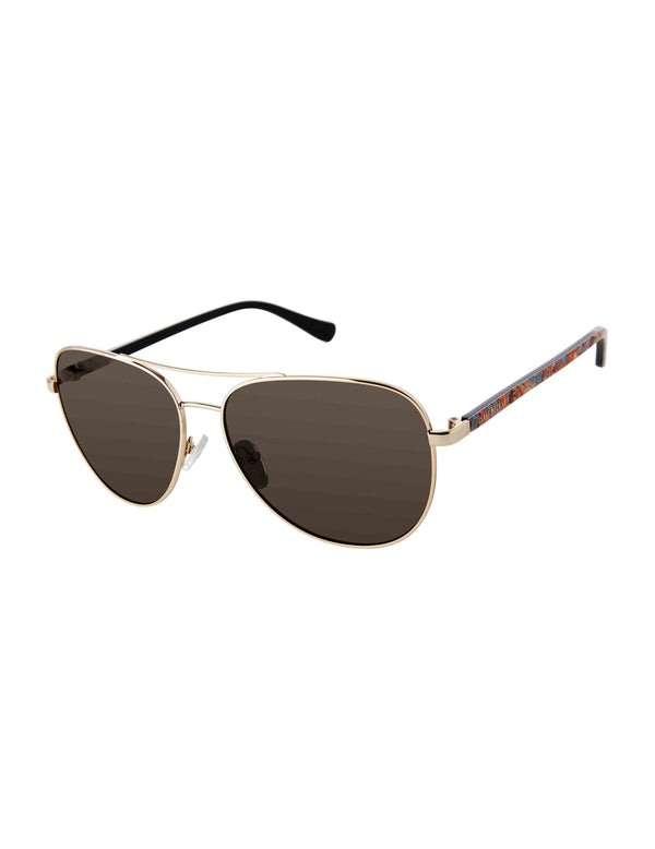isaac mizrahi new york Combination Aviator Sunglasses