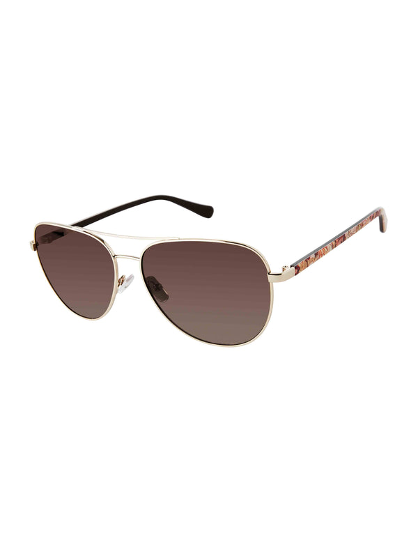 isaac mizrahi new york Combination Aviator Sunglasses
