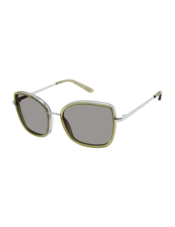 isaac mizrahi new york Combination Frame Gradient Sunglasses