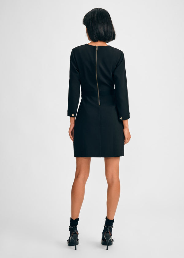 Isaac Mizrahi New York 3/4 Sleeve Crepe Dress