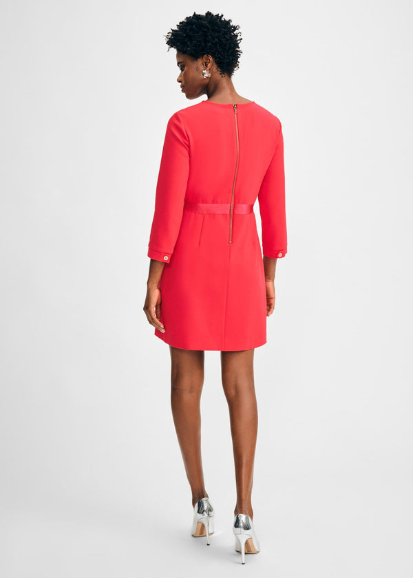 Isaac Mizrahi New York 3/4 Sleeve Crepe Dress