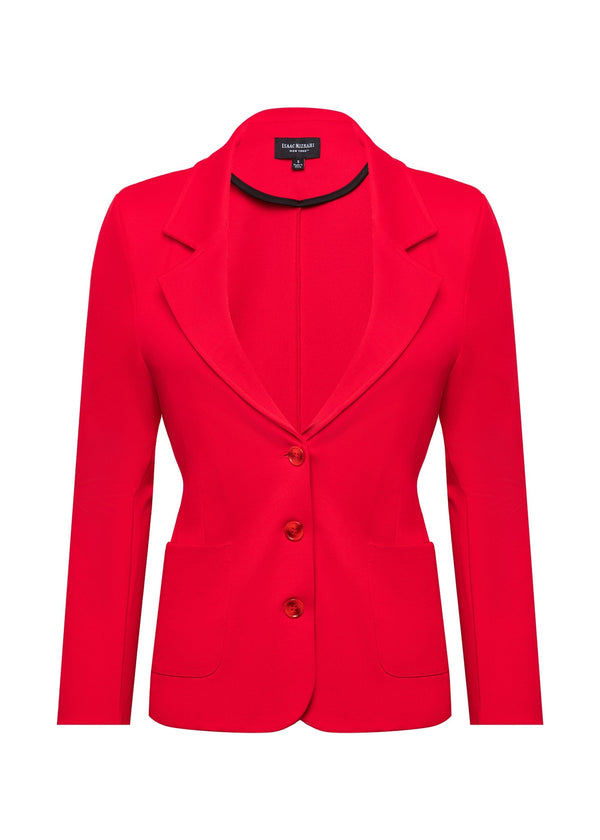 isaac mizrahi new york 3 Button Ponte Blazer