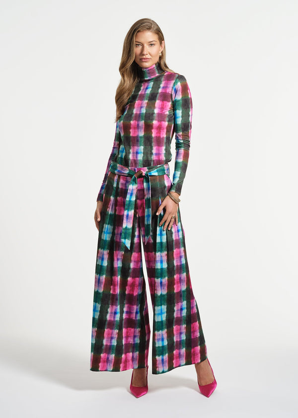 isaac mizrahi new york Belted Palazzo Pants