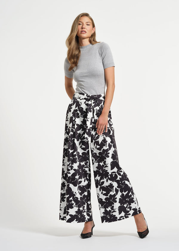 Isaac Mizrahi New York Belted Palazzo Pants
