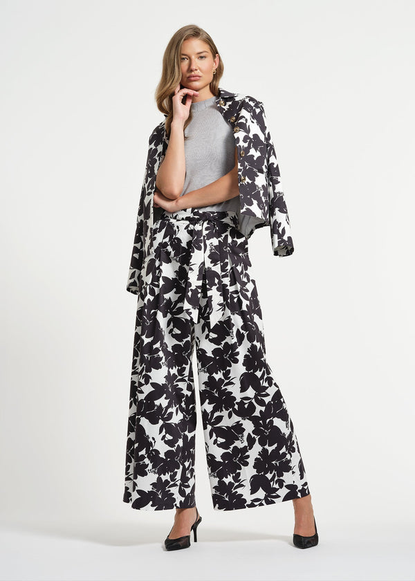 isaac mizrahi new york Belted Palazzo Pants