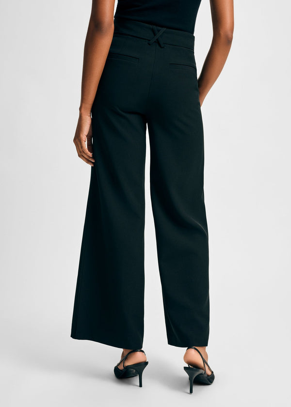 Isaac Mizrahi New York Cady Pant With Tie