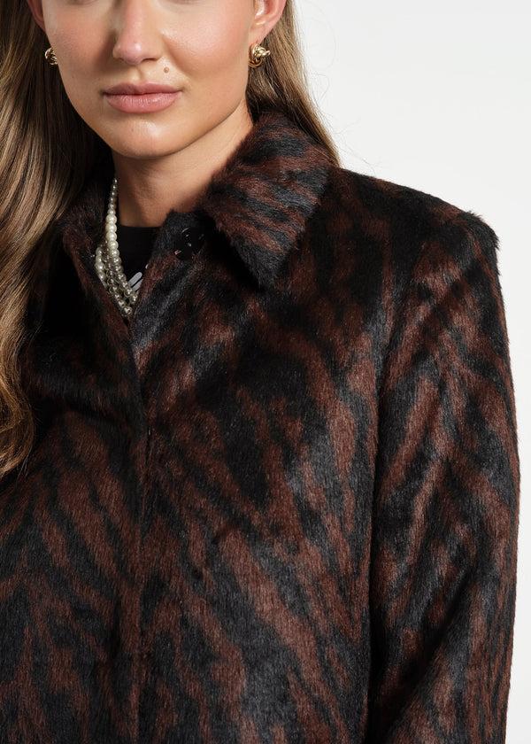 Isaac Mizrahi New York Faux Fur Cropped Jacket