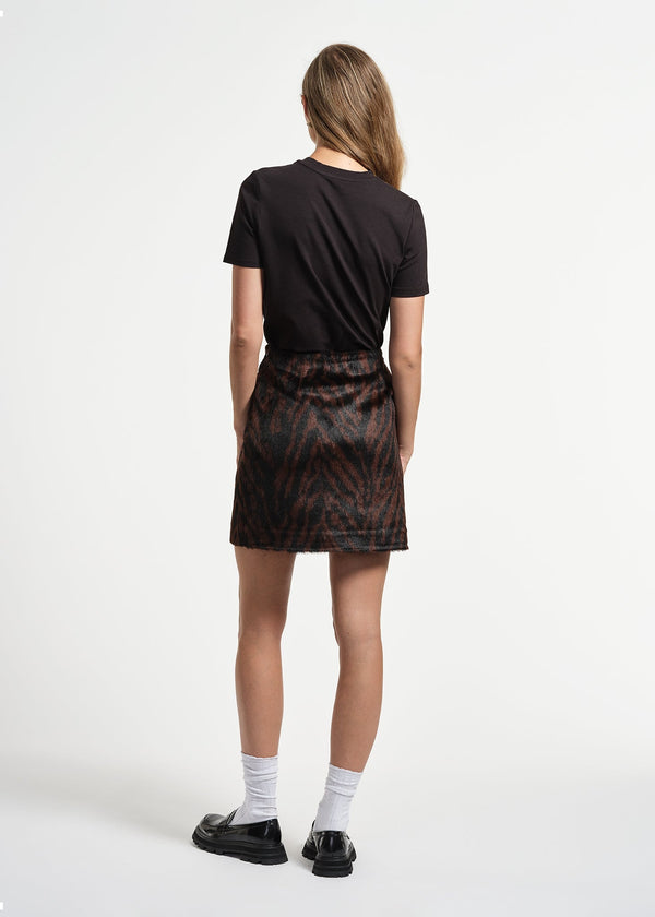 Isaac Mizrahi New York Faux Fur Mini Skirt