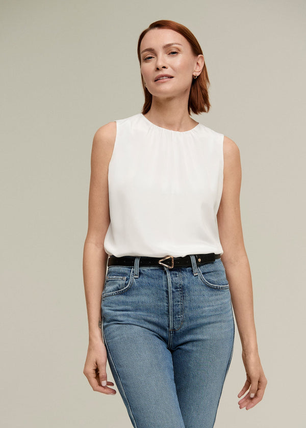 isaac mizrahi new york Jewel Neck Shell