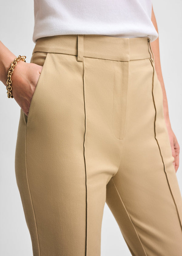 Isaac Mizrahi New York Kick Flare Twill Pant