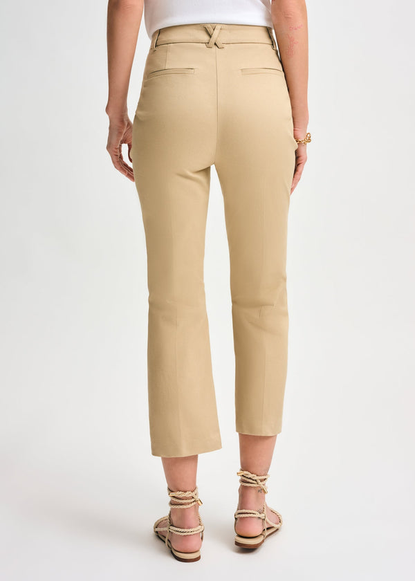 Isaac Mizrahi New York Kick Flare Twill Pant