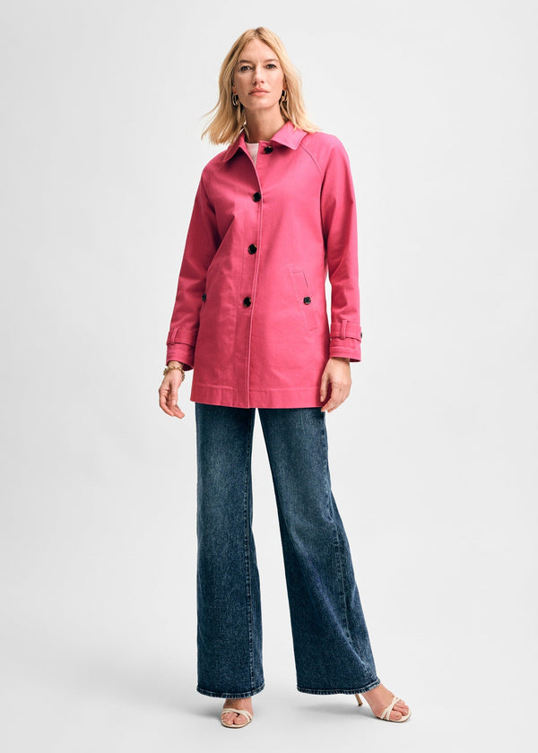 isaac mizrahi new york Mid-Length Twill Jacket