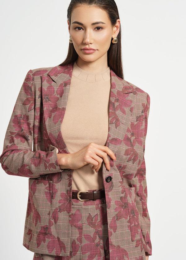 isaac mizrahi new york Plaid Blazer
