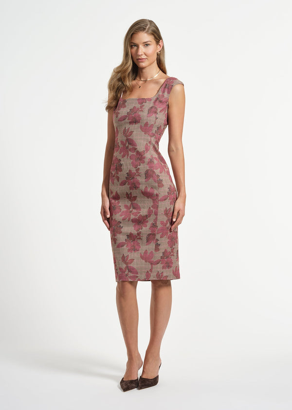 isaac mizrahi new york Plaid Sheath Dress