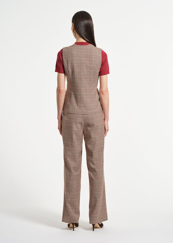 Isaac Mizrahi New York Plaid Vest