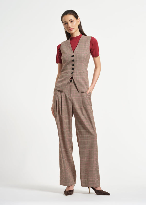 isaac mizrahi new york Plaid Vest