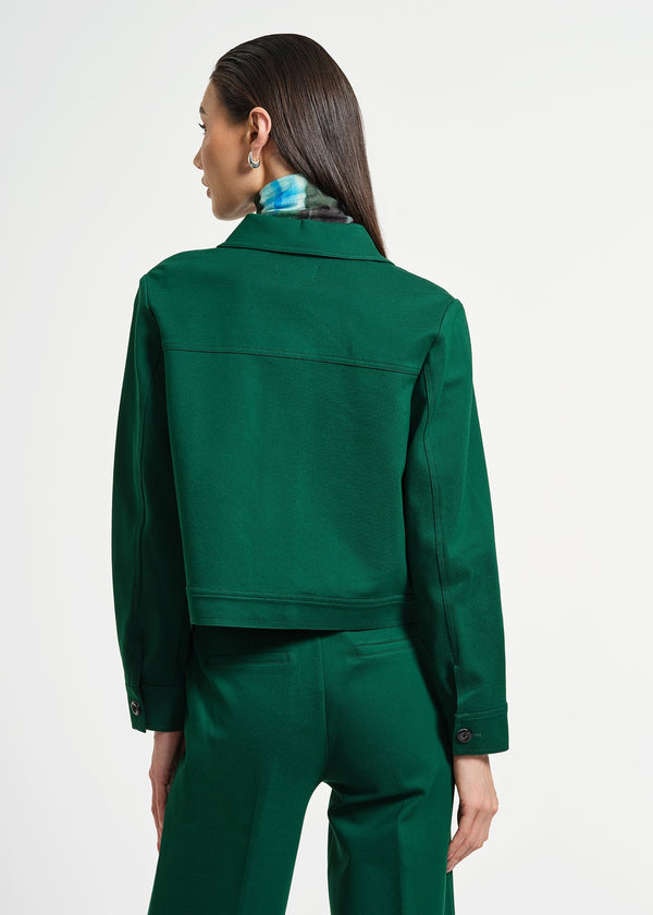 Isaac Mizrahi New York Ponte Crop Jacket