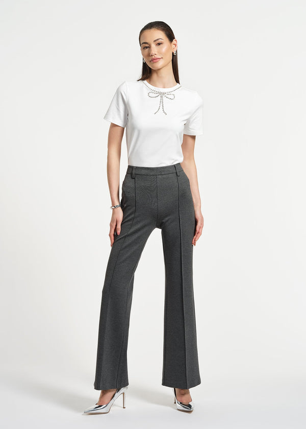 isaac mizrahi new york Ponte Flare Pant