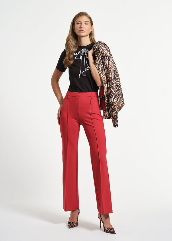 isaac mizrahi new york Ponte Flare Pant