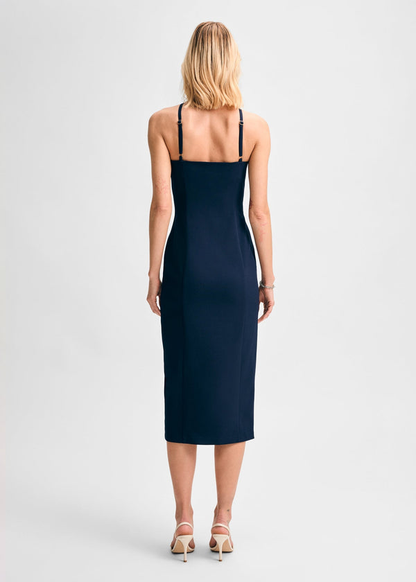 Isaac Mizrahi New York Rosette Pencil Dress