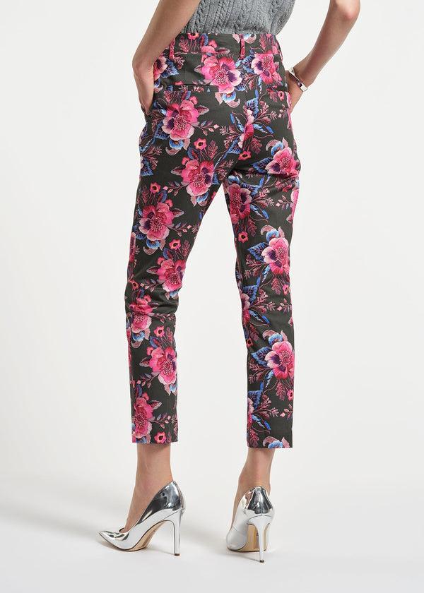 Isaac Mizrahi New York Slim Sateen Ankle Pant