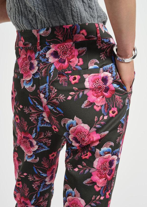 Isaac Mizrahi New York Slim Sateen Ankle Pant