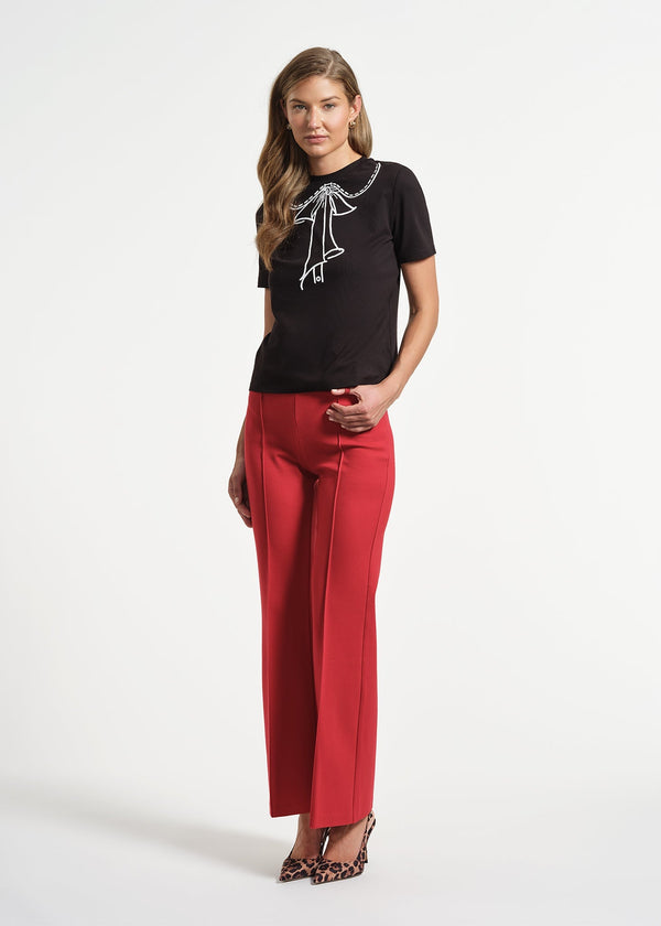 Isaac Mizrahi New York The Bow Graphic Tee
