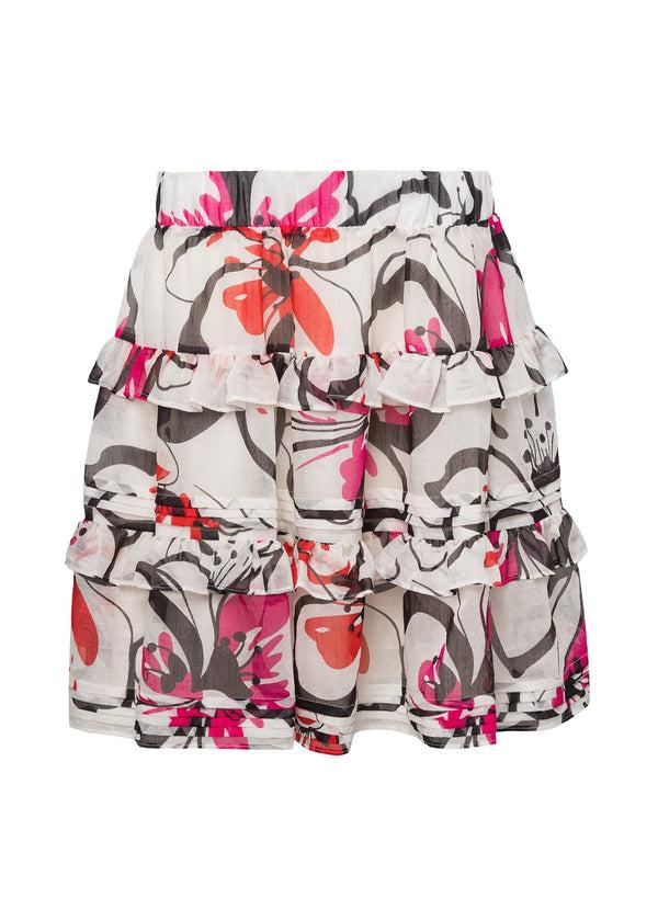 Isaac Mizrahi New York Tiered Ruffle Skirt