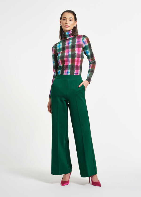 isaac mizrahi new york Wide Leg Ponte Pant