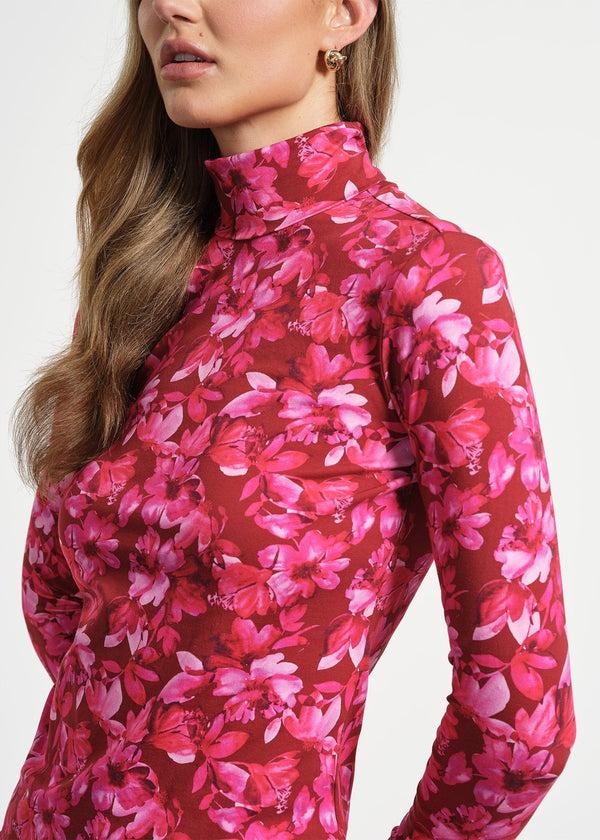 isaac mizrahi new york Long Sleeve Layering Mock Neck Top