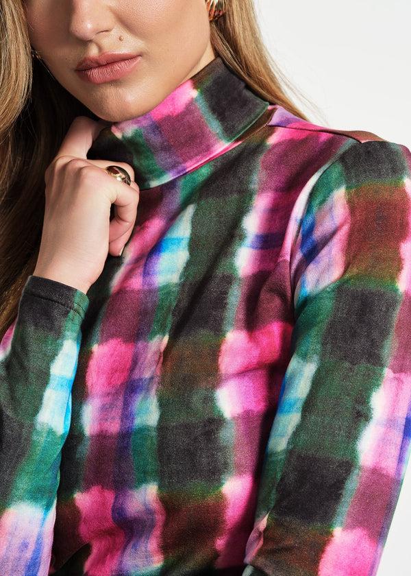 Isaac Mizrahi New York Long Sleeve Layering Mock Neck Top