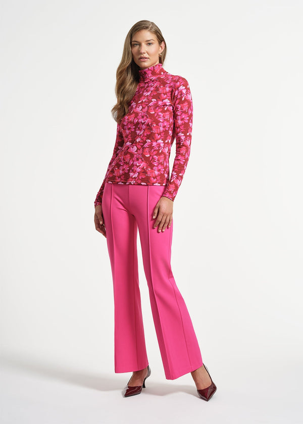 Isaac Mizrahi New York Long Sleeve Layering Mock Neck Top