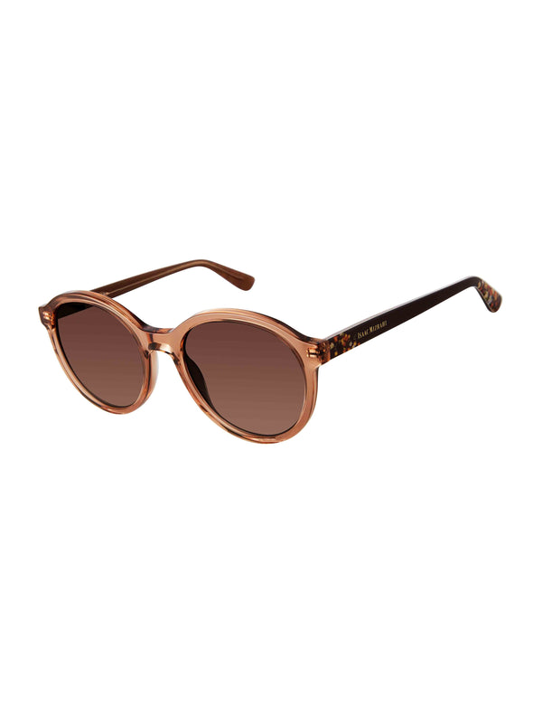 isaac mizrahi new york Plastic Oversized Round Sunglasses
