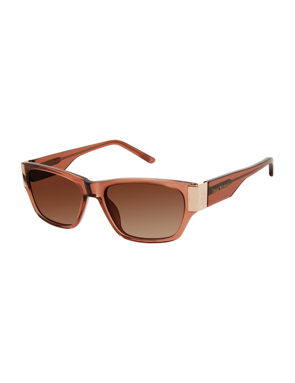 isaac mizrahi new york Rectangular Acetate Frame Sunglasses
