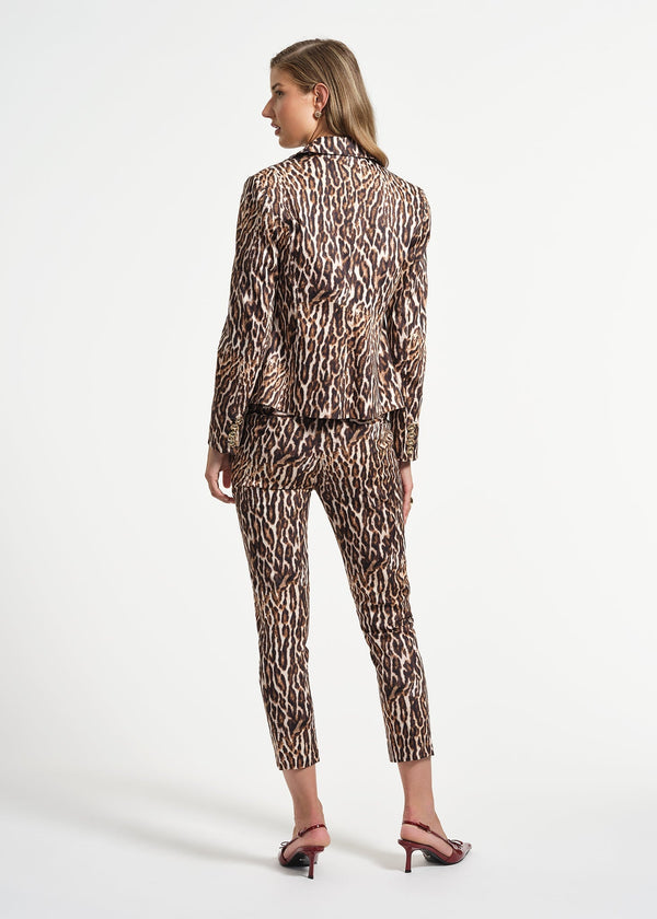 Isaac Mizrahi New York Single Breasted Sateen Jacket