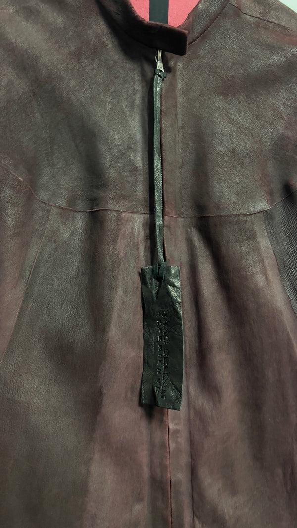 Isaac Sellam Experience AMBITIEUSE SEAMLESS STRETCH LEATHER BORDEAUX