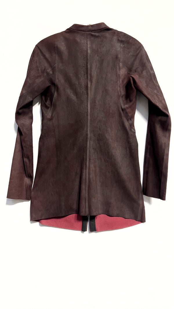 Isaac Sellam Experience AMBITIEUSE SEAMLESS STRETCH LEATHER BORDEAUX