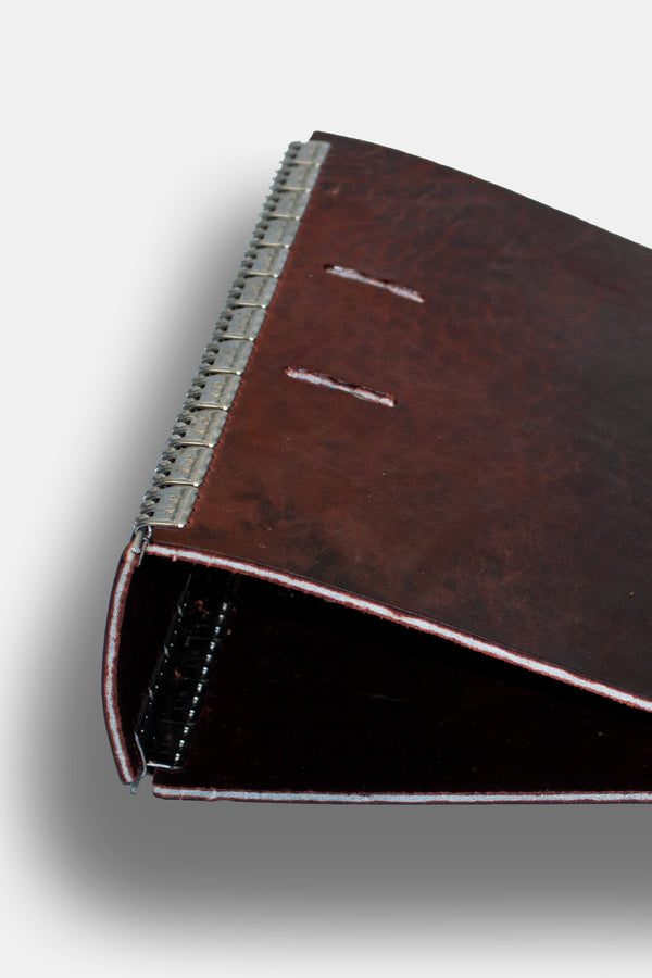 Isaac Sellam Experience BORDEAUX LEATHER FILE FOLDER