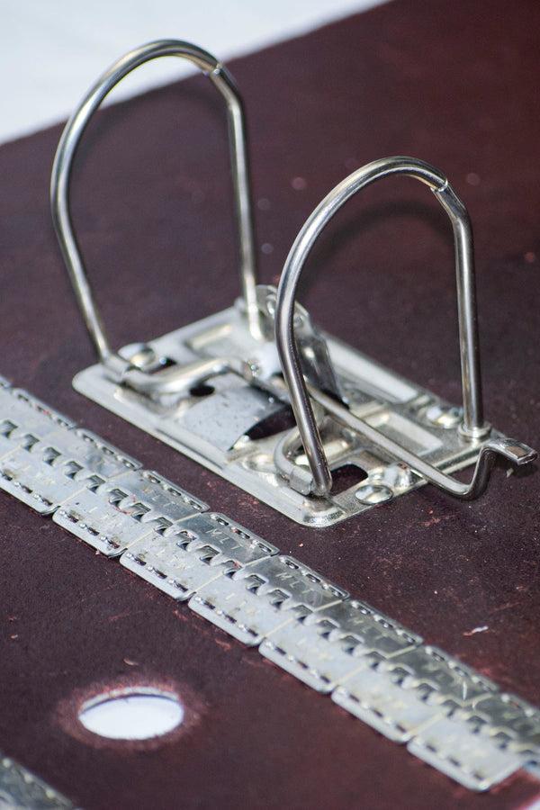 Isaac Sellam Experience BORDEAUX LEATHER FILE FOLDER