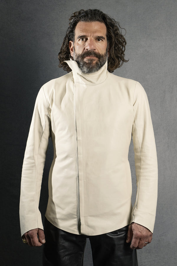 isaac sellam experience DORSAL ITALIAN CALFSKIN ECRU