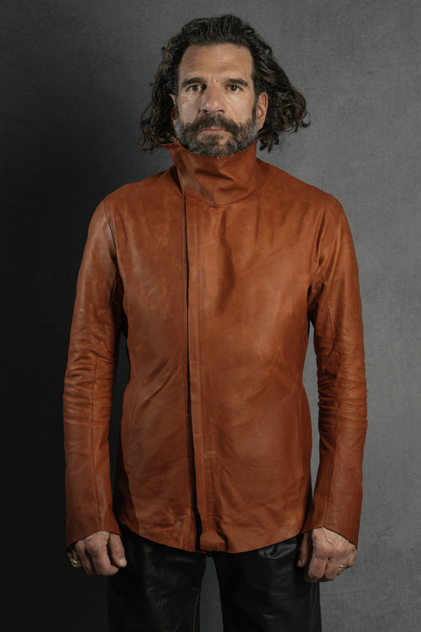 isaac sellam experience DORSAL ITALIAN CALFSKIN ORANGE