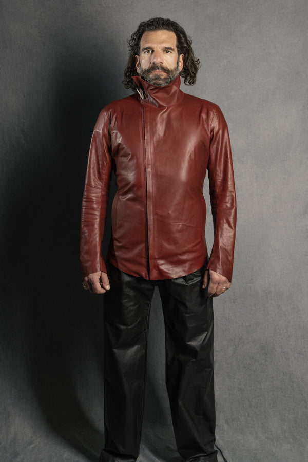 Isaac Sellam Experience DORSAL ITALIAN CALFSKIN ROUGE