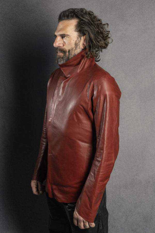 Isaac Sellam Experience DORSAL ITALIAN CALFSKIN ROUGE