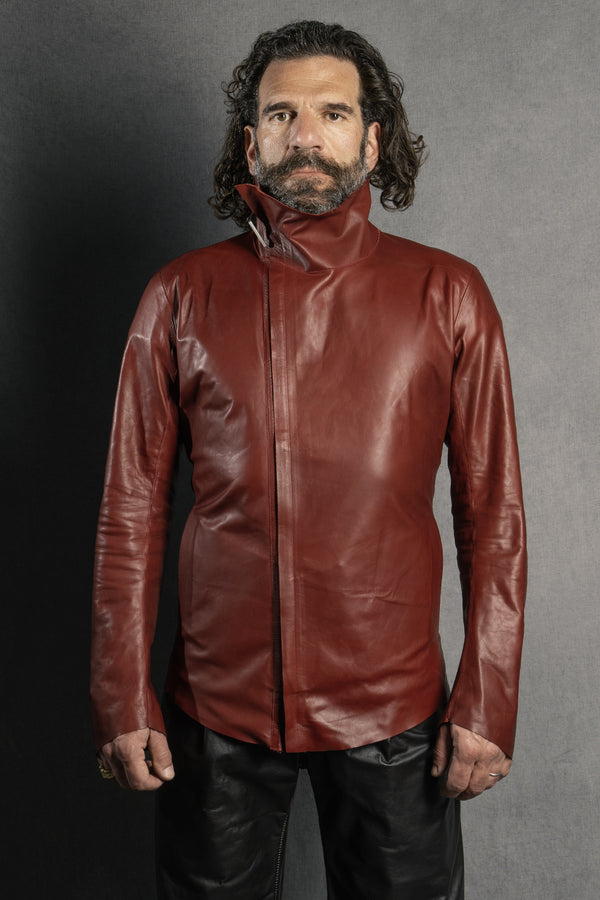 isaac sellam experience DORSAL ITALIAN CALFSKIN ROUGE