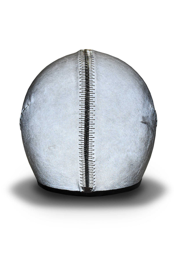 Isaac Sellam Experience FLASHBOMB REFLECTIVE TALMUD LEATHER HELMET PLOMB