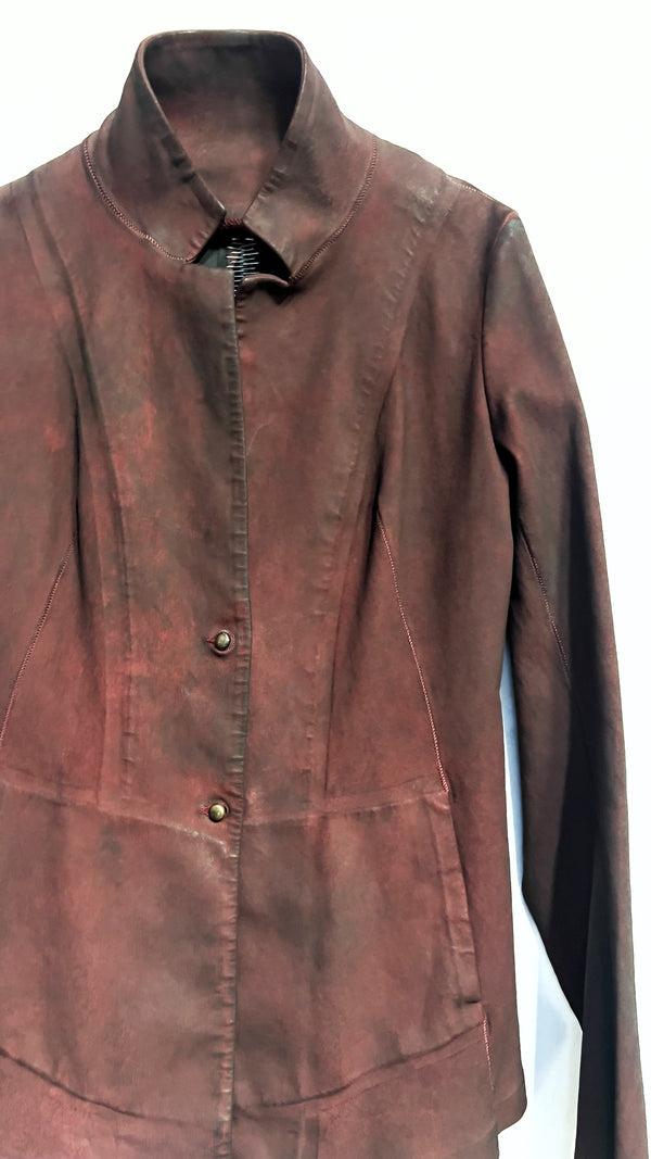 Isaac Sellam Experience INFAILLIBLE STRETCH DIRTY RED BLAZER