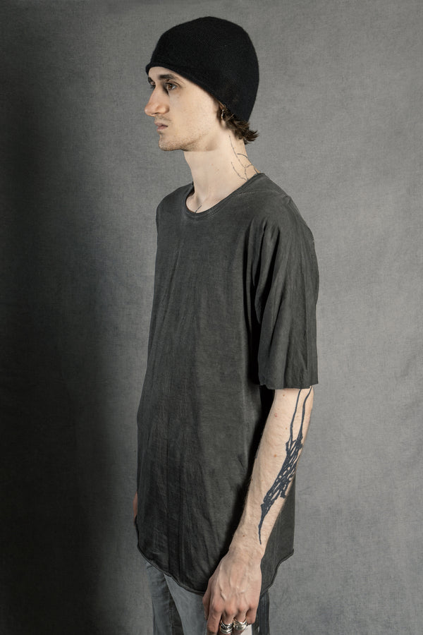 Isaac Sellam Experience BASIC T JERSEY PLOMB