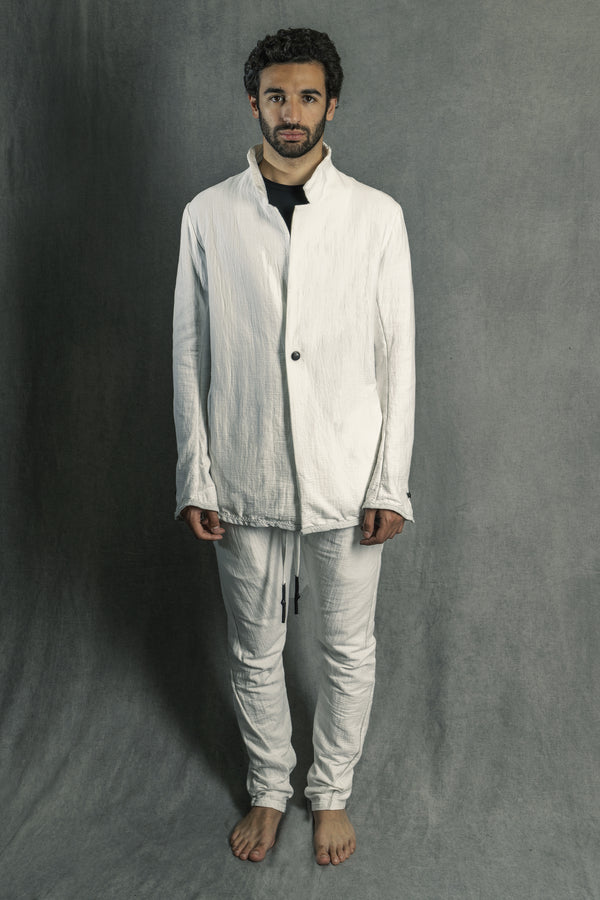 Isaac Sellam Experience BLAZER GAUFRÉ BLANC