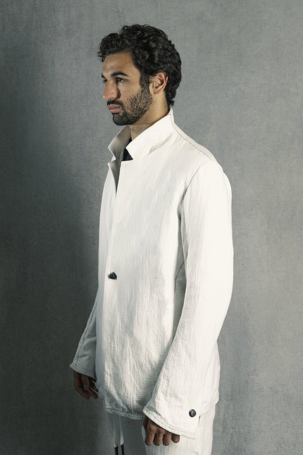 isaac sellam experience BLAZER GAUFRÉ BLANC