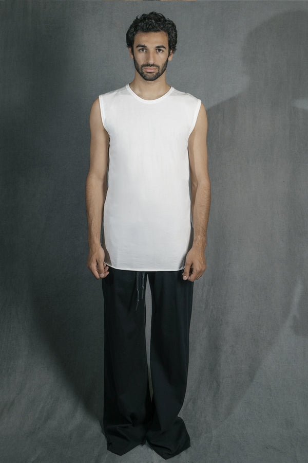 isaac sellam experience DEBARDEUR JERSEY BLANC